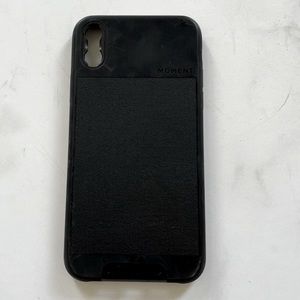 Moment iPhone X case with 2 special camera lenses included